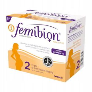 Femibion Natal 2 Plus Suplement Diety Dla Kobiet w Ciy i Karmicych Piersi 60 Tabletek + 60 Kapsuek - 2868956359