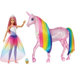 Barbie Jednoroec Magia wiate + Lalka FXT26 - 2868956544