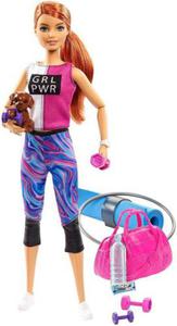 Mattel Barbie Lalka Relaks Na Siowni Trening + Akcesoria GKH73 GJG57 - 2868956904