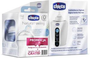 Chicco Podgrzewacz Do Butelek Z Termostatem DIGITAL + GRATIS Butelka Chicco Natural Feeling 150ml 0803 - 2868956929