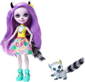 Mattel Enchantimals Lalka Ze Zwierztkiem Lemur GFN44 FNH22 - 2868956993