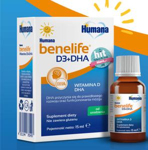 Humana Benelife D3+DHA Suplement Diety - 2861671911