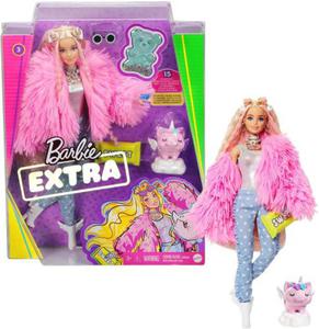 Mattel Barbie Fashionistas Extra z Akcesoriami i Zwierzaczkiem GRN28 GRN27 - 2868957795