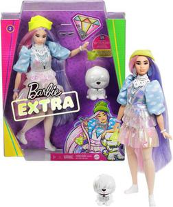 Mattel Barbie Fashionistas Extra z Akcesoriami i Pieskiem Pupilem GVR05 GRN27 - 2868957796