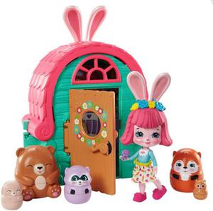 Mattel Enchantimals Chatka Lalka Bree Bunny 5 zwierztek GTM47 GTM46 - 2868957830