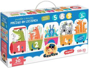 Czuczu Puzzle z Dziurk Pocig do Liczenia 30 Elementw 3+ 0753 - 2861674449