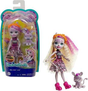 Mattel Enchantimals Lalka i Zwierztko Zadie Zebra i Red GTM27 FNH22 - 2862788519