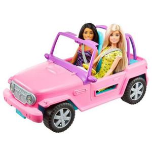 Barbie Jeep Auto Terenowe + 2 Lalki GVK02 - 2868476714