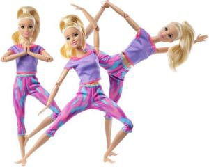 Barbie Lalka Made To Move Gimnastyczka Blond GXF04 FTG80 - 2868958085