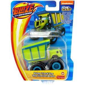 Fisher Price Blaze i Megamaszyny Metalowy Pojazd Wywrotka Zeg GYD03 CGF20 - 2868958121