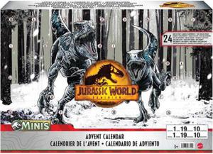 Mattel Jurassic World Kalendarz Adwentowy 19 Dinozaurw HHW24 - 2870422894