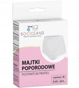 Bocioland Majtki Poporodowe Siateczkowe 2szt M 0267 - 2870897220