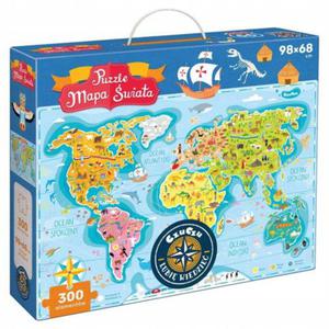 Czuczu Puzzle Mapa wiata 300 el. 7+ 1934 - 2872021983