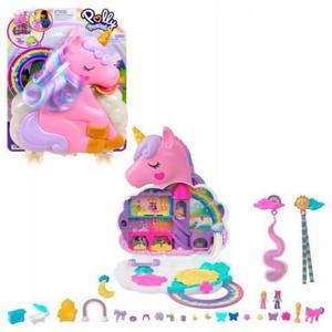 Mattel Lalka Polly Pocket Jednoroec Salon Piknoci HKV51 - 2872620196