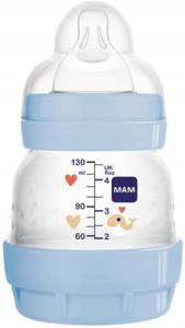 MAM BABY Butelka Start Antykolkowa 130ML Together Boy Niebieska - 2873048874