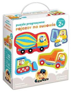 Puzzle Progresywne Pojazdy Na Budowie 2+ - 2873048877