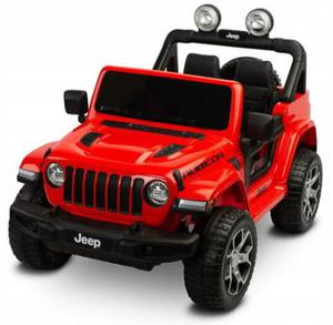 Toyz Terenowy Pojazd Na Akumulator Jeep Rubicon 4x45w Czerwony - 2873884393