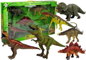 Zestaw Dinozaurw Due Figurki Modele 6 sztuk Stegozaur - 2874764145