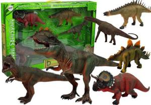 Zestaw Dinozaurw Due Figurki Modele 6 sztuk Tyranozaur - 2874764146