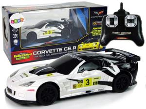 Auto Sportowe Wycigowe R/C 1:24 Corvette C6.R Biay 2.4 G wiata - 2874764691