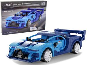 Klocki Konstrukcyjne Auto Sportowe Race Car Niebieskie R/C 325 Elementw - 2874765508