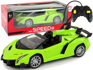 Zdalnie Sterowane Auto Sportowe R/C 1:18 Zielone - 2874766180