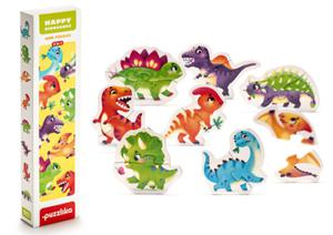 Puzzle Szczliwe Dinozaury 8 Zwierztek 15252 - 2874766618