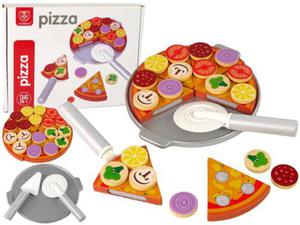 Zestaw Pizza Drewniana Ukadanka Rzepy Akcesoria - 2874766685