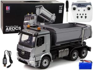 Wywrotka Metalowa Mercedes Arocs Ciarwka R/C Aplikacja E590-003 - 2874766945