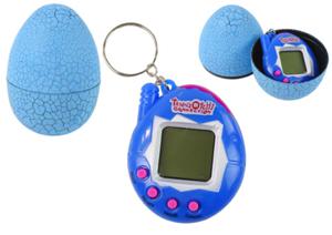 Tamagotchi w Jajku Gra Elektroniczne Zwierztko Niebieskie - 2874766994