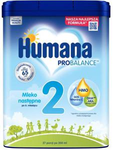 Humana 2 Hmo Mleko Nastpne Po 6 Miesicu 750g - 2875777016