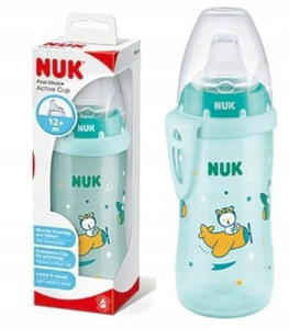 Nuk Kubek Active Cup Ustnik Niekapek 12m+ 300ml 255409 Niebieski - 2875884030