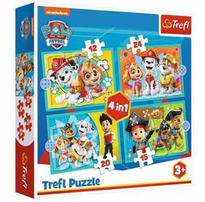 Trefl Puzzle Psi Patrol 4w1 Wesoa Ekipa Psiego Patrolu 207 Elementw 3+ - 2876596929