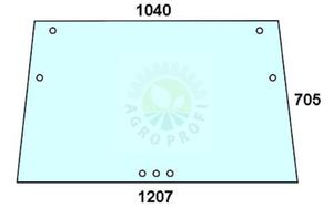 szyba przednia Deutz-Fahr - 04340308