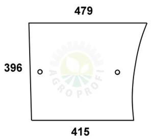 szyba drzwi dolna John Deere - L57905 - 2824368239