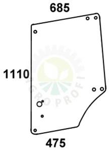 szyba drzwi grna John Deere - L57904 - 2824368244