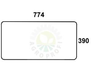 Szyba tylna dolna John Deere 3000, Renault, Claas Ceres - 6005002917