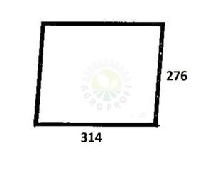 Szyba przednia dolna Ursus C-385, 1604, 1201, 912 Kunw - 029 - 2868304508