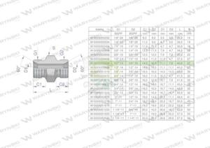 Zczka hydrauliczna redukcyjna calowa BB 3/8" x 1/2" BSP Waryski ( sprzedawane po 10 ) - 2871641799