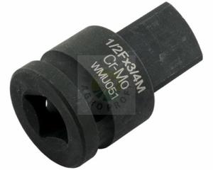 Adapter do nasadek udarowych 1/2" (F) x 3/4" (M). CrMo. Waryski - 2875269375