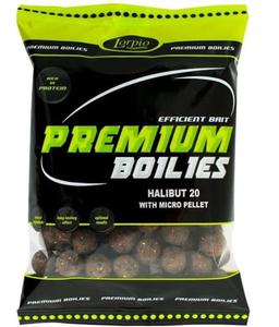 KULKI PROTEINOWE LORPIO HALIBUT Z MICRO PELLETEM 16mm 700g