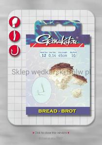 Haczyk Gamakatsu BKS-2210G nr14 0,12mm 45cm Bread 10szt - 2872773417