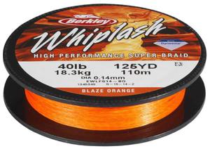 Plecionka Berkley WHIPLASH 110M 0.14MM ORG - 2872778403