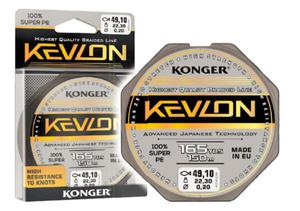 Plecionka Kevlon Black x4 0,08mm 150m 5,2kg Konger - 2872783176