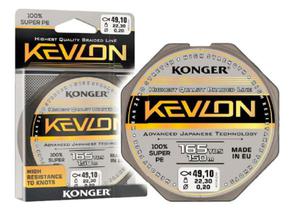Plecionka Kevlon Black x4 0,10mm 150m 9,80kg Konger - 2872783177