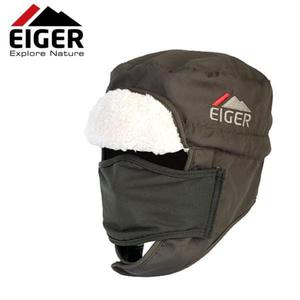 Czapka polarowa zimowa Eiger z nausznikami i oson na twarz Polar Hat Green L/XL - 2872783851