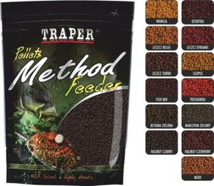 Pellets Traper Method Feeder Halibut Czerwony 2mm 500g - 2872784795