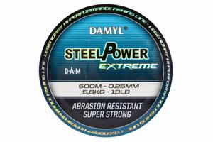 yka morska Damyl Steelpower X-Treme 500m 0,25mm 5,6kg DAM - 2872786288