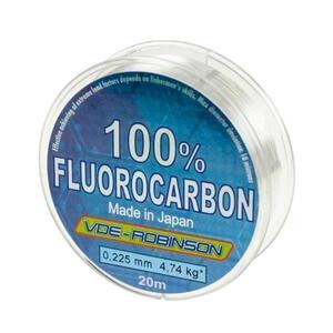 yka Robinson VDE-R Fluorocarbon 0,108mm/20m - 2862513425