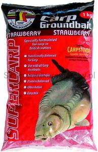 Zanta truskawkowa MVDE Supercarp Strawberry 1kg Van Den Eynde na karpia truskawka - 2868583840